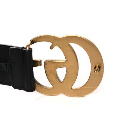 Gucci Calfskin Double G 40mm Belt 80 32 Black 6 of 7