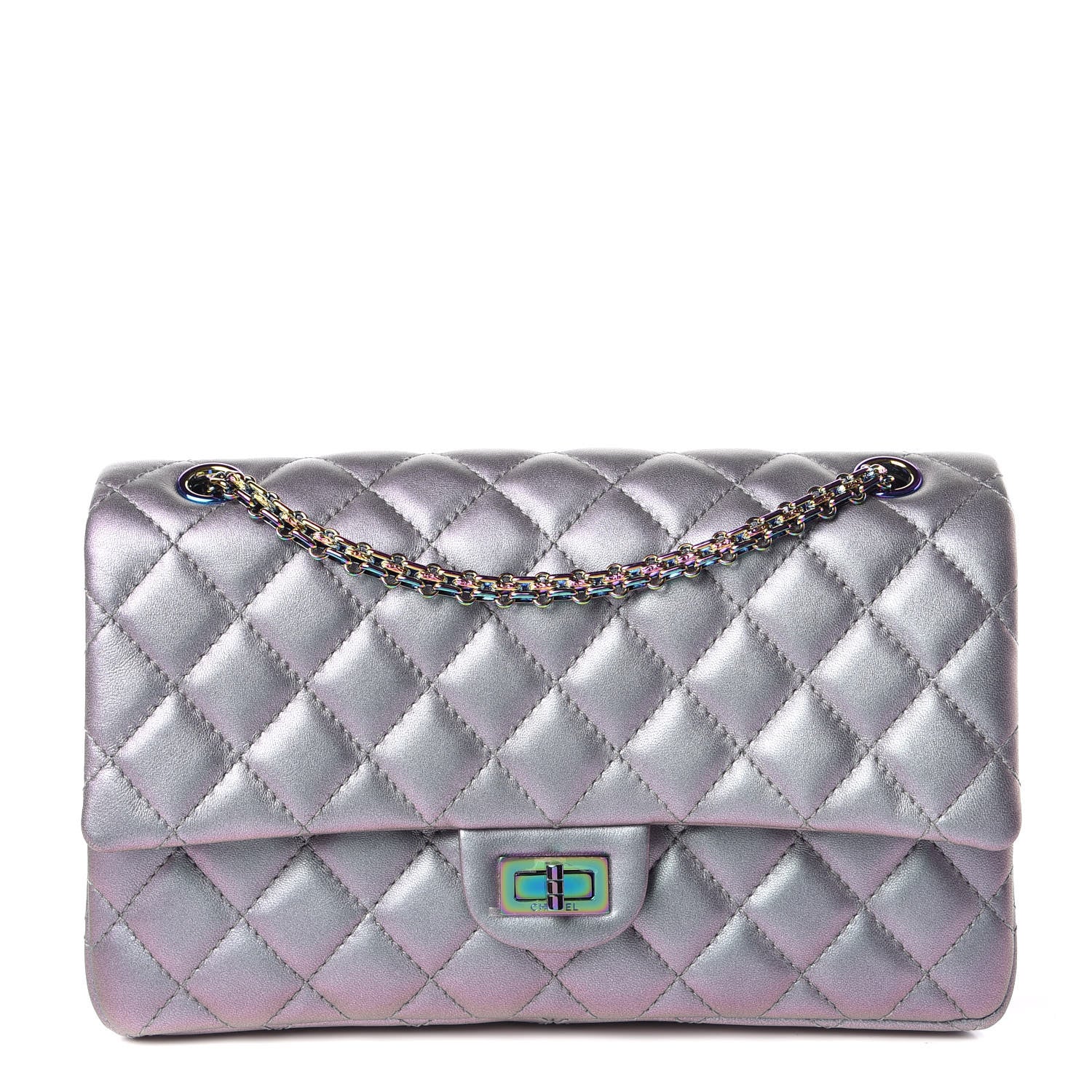 Chanel Iridescent Lambskin Quilted 2.55 Reissue 226 Flap Light Purple 1 of 19