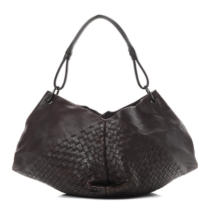 Bottega Veneta Nappa Intrecciato Aquilone Fortune Cookie Hobo Ebano 1 of 16