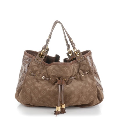 Louis Vuitton Suede Patent Monogram Irene Brown 1 of 7
