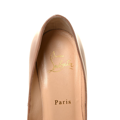 Christian Louboutin Patent New Very Prive 120 Pumps 38.5 Nude 7 of 8