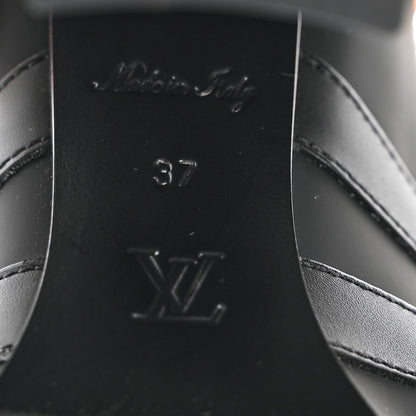 Louis Vuitton Suede Calfskin Monogram Star Trail Ankle Boots 37 Black 7 of 10