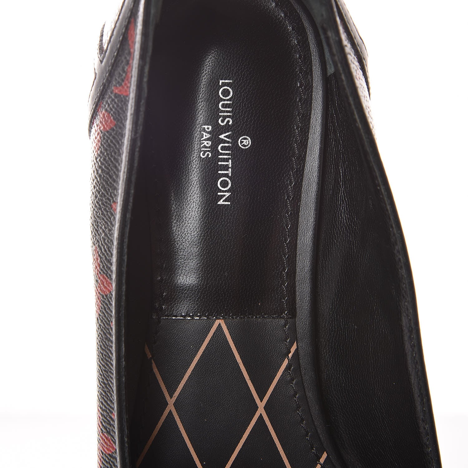 Louis Vuitton Monogram Infrarouge New Revival Ballerina Flats 38.5 Black 7 of 9