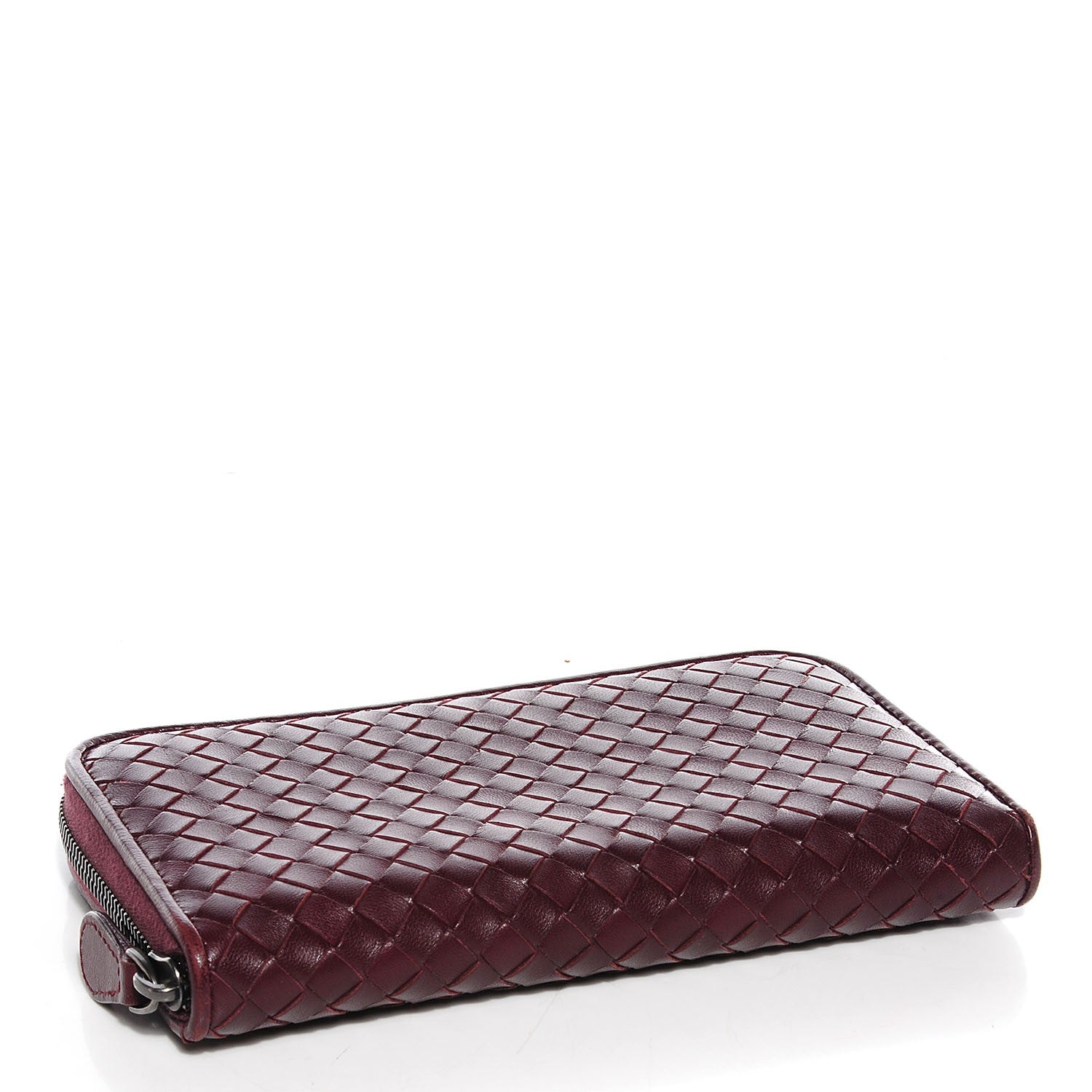 Bottega Veneta Nappa Intrecciato Zip Around Wallet 4 of 8
