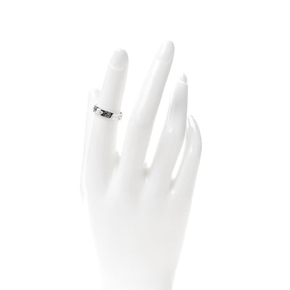 Gucci 18K White Gold 4mm Icon Thin Band Ring 51 5.75 2 of 5