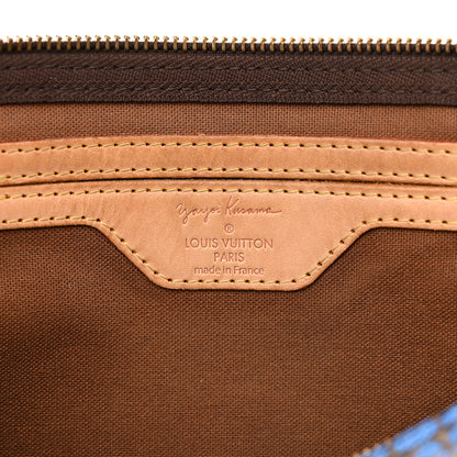 Louis Vuitton Monogram Kusama Town Speedy 30 Blue 6 of 12