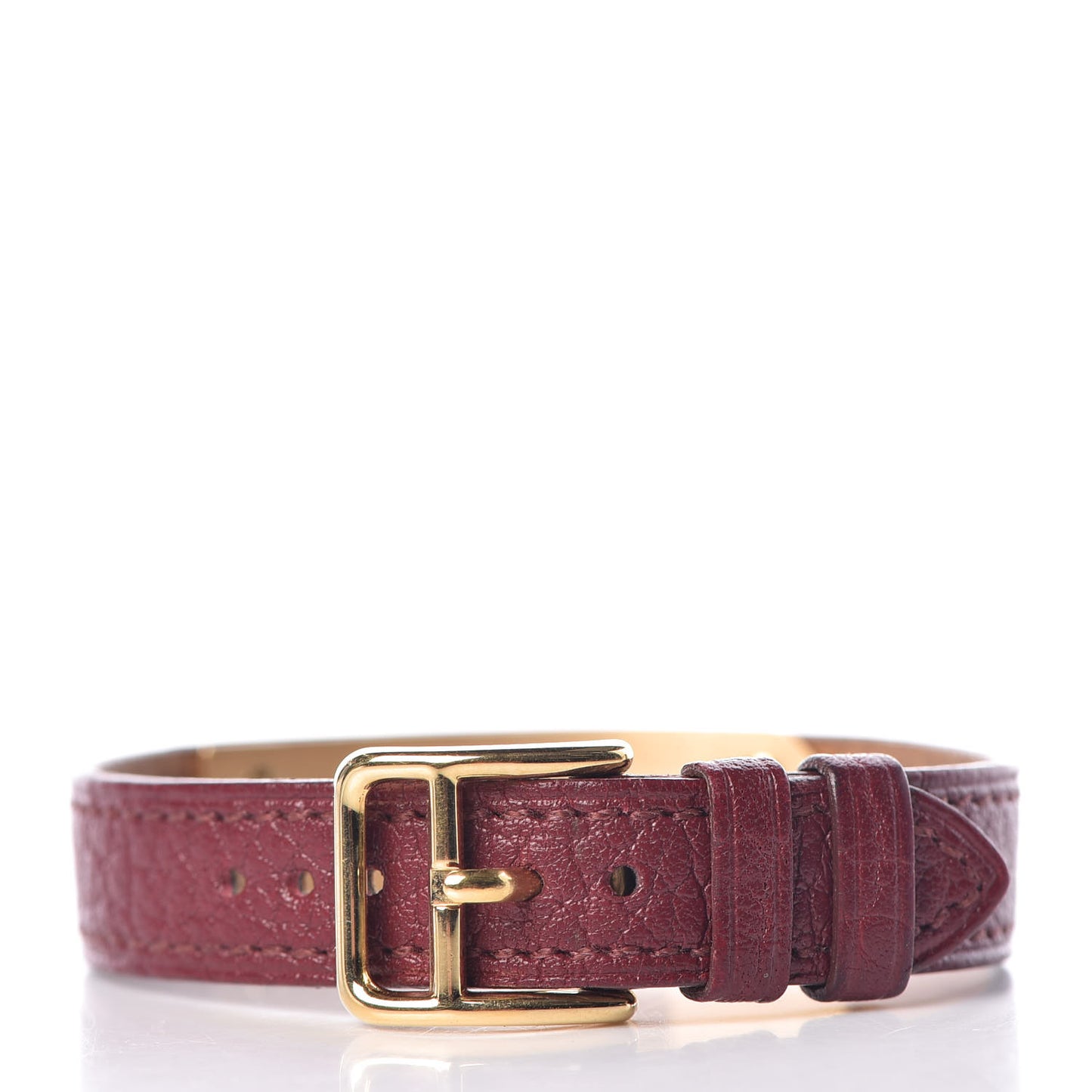 Stainless Steel Chevre de Coromandel 20mm Kelly Cadena Quartz Watch Rouge H