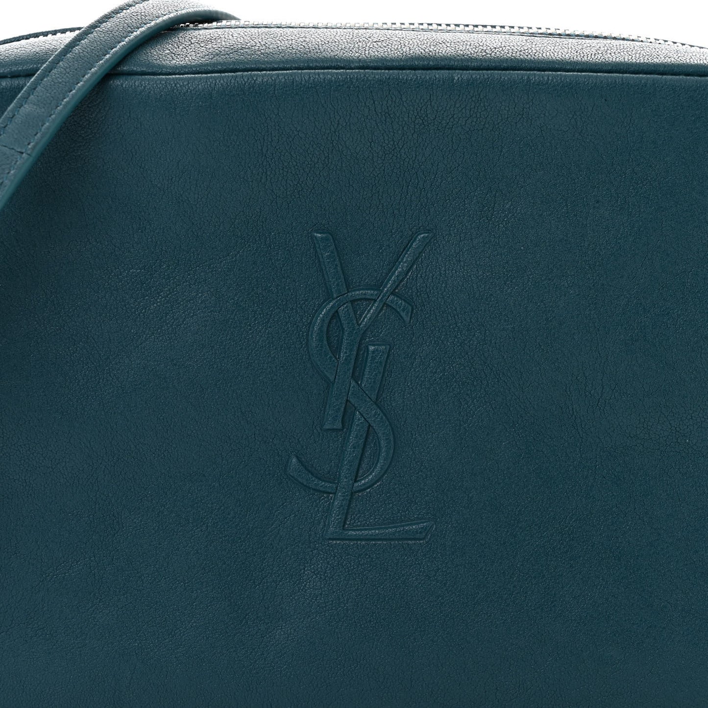 Lambskin Monogram Small Lou Camera Bag Peacock