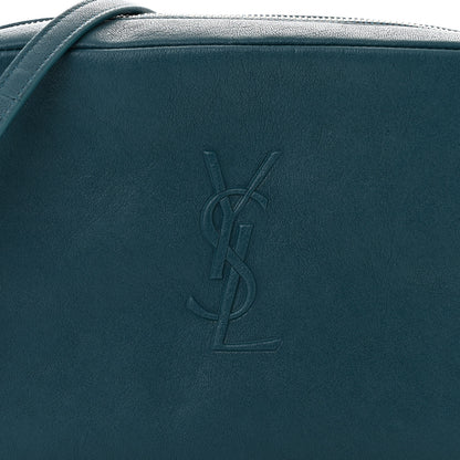 Saint Laurent Lambskin Monogram Small Lou Camera Bag Peacock 8 of 10