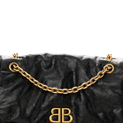 Balenciaga Arena Calfskin Small Monaco Chain Shoulder Bag Black 8 of 10