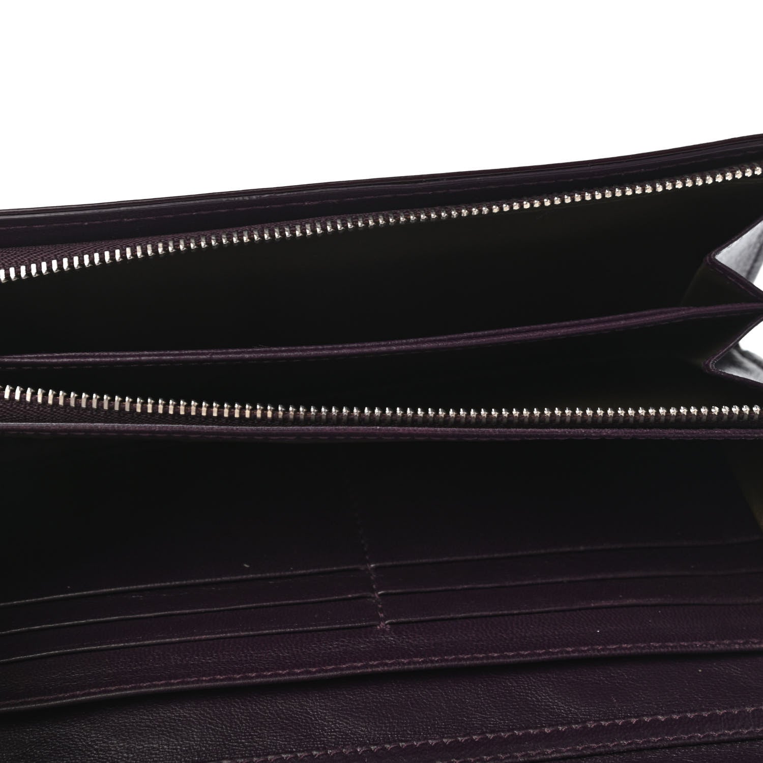 Christian Dior Patent Cannage Rendez-vous Chain Wallet Purple 4 of 4