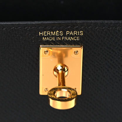 Hermes Epsom Mini Kelly Sellier 20 Black 6 of 10