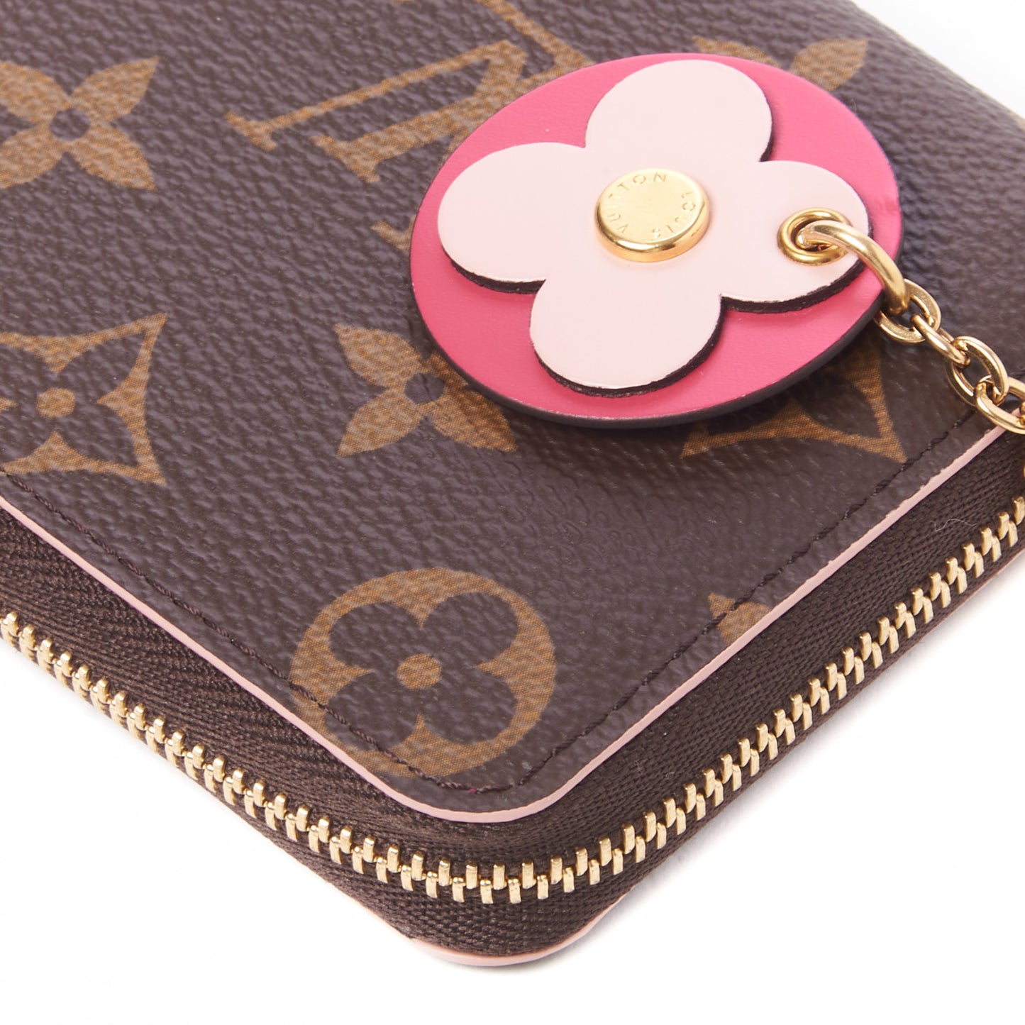 Monogram Bloom Flower Zippy Coin Purse