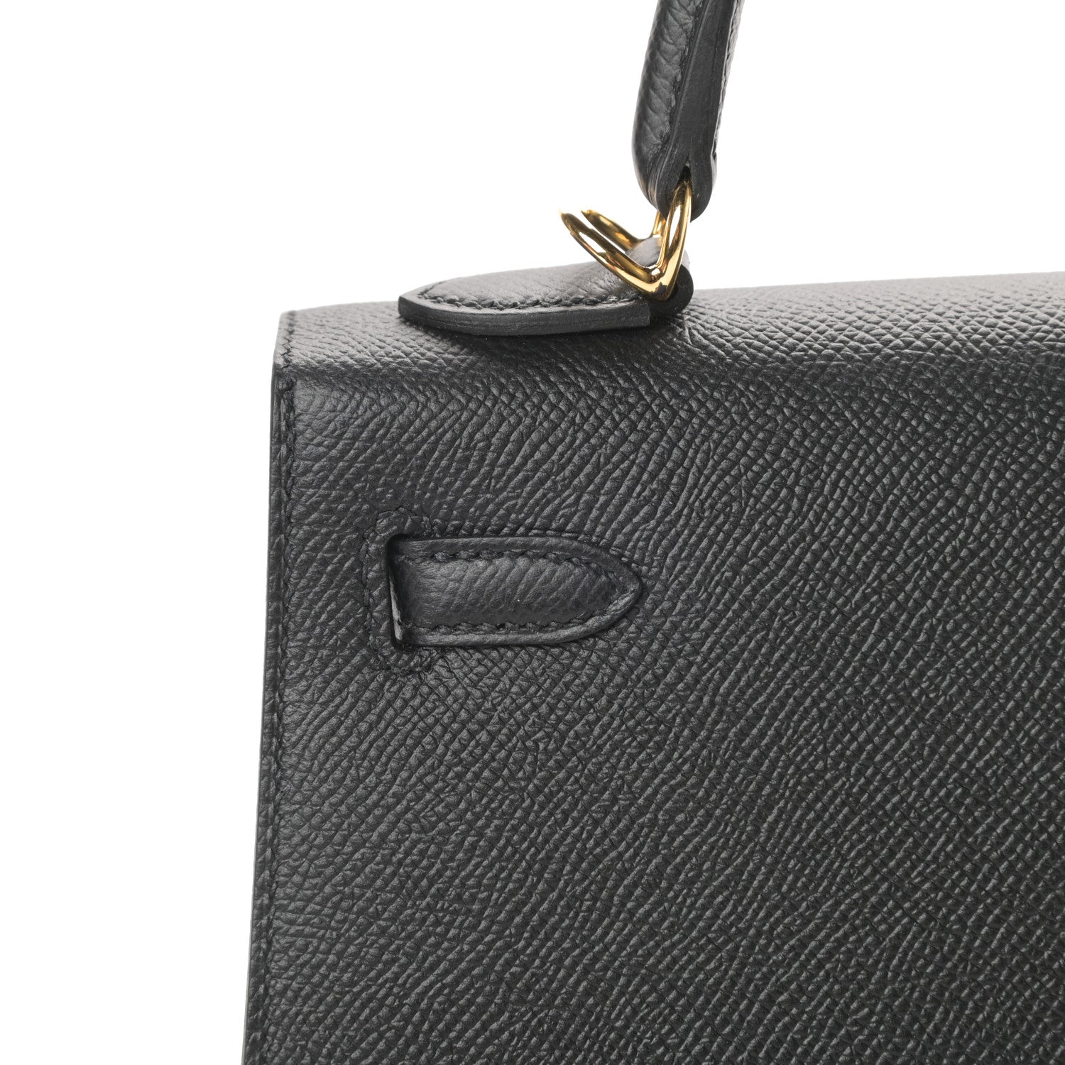 Hermes Epsom Kelly Sellier 25 Black 13 of 39