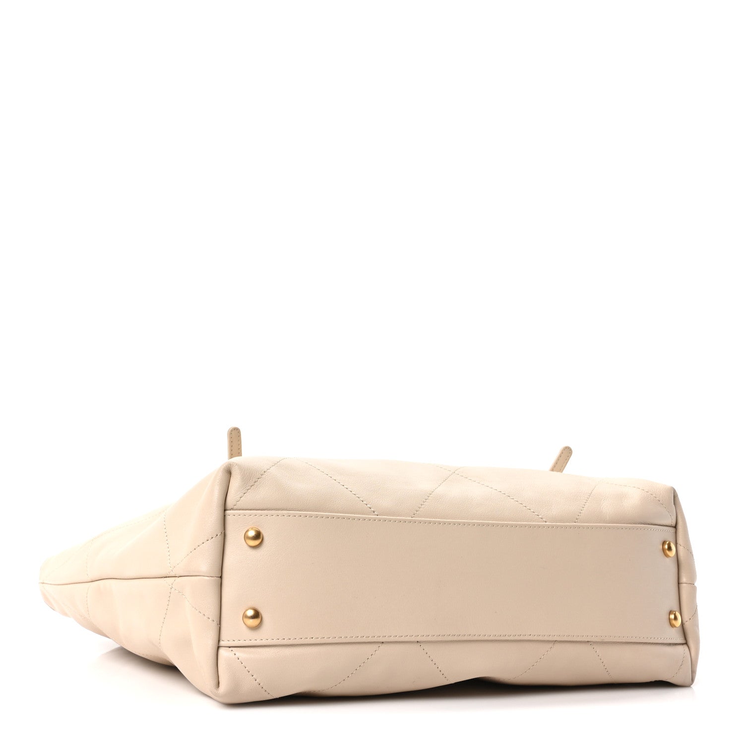 Chanel Calfskin Quilted Small Shopping Bag Beige 5 of 11