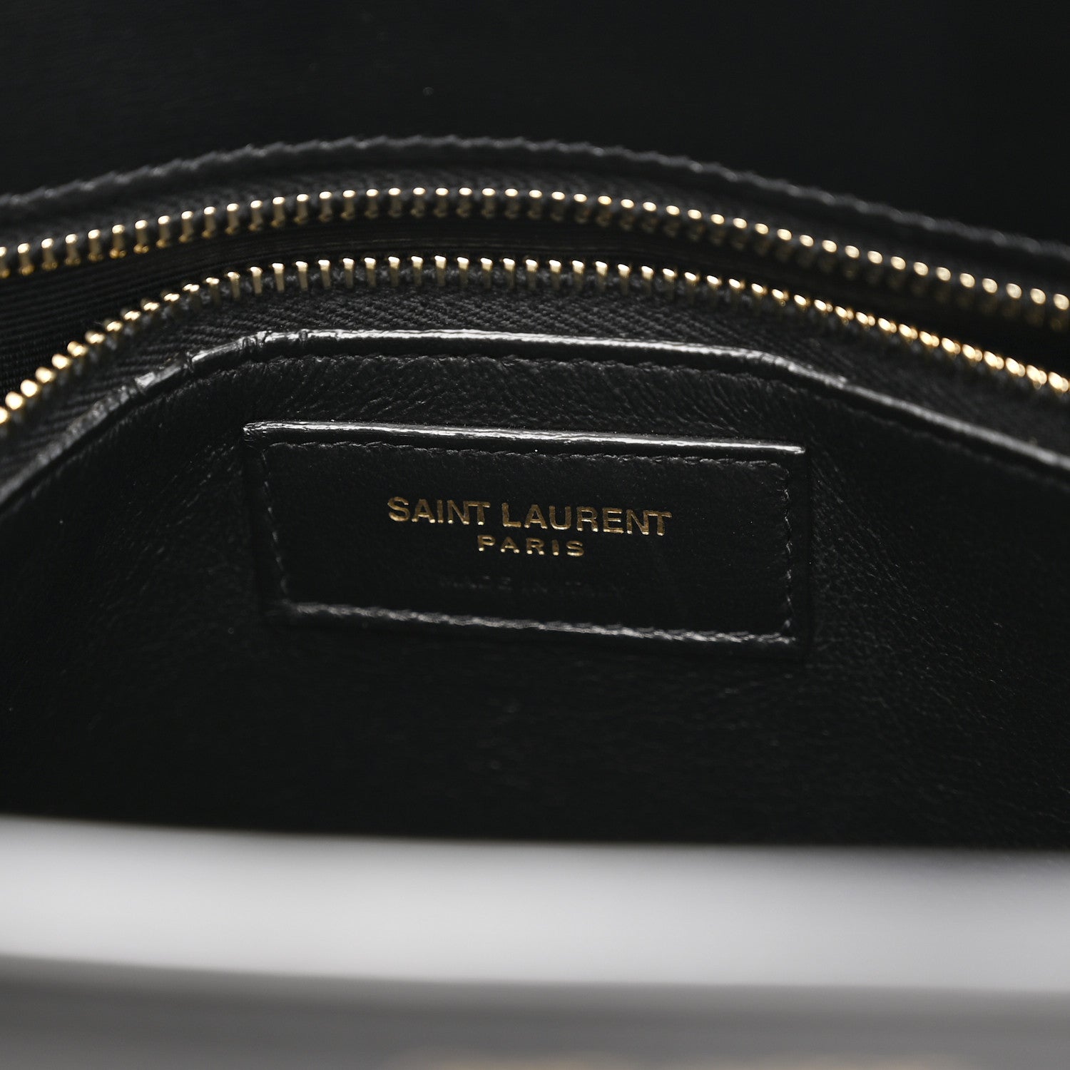 Saint Laurent Calfskin Bi-Color Small Sac De Jour Burgundy Black 7 of 15