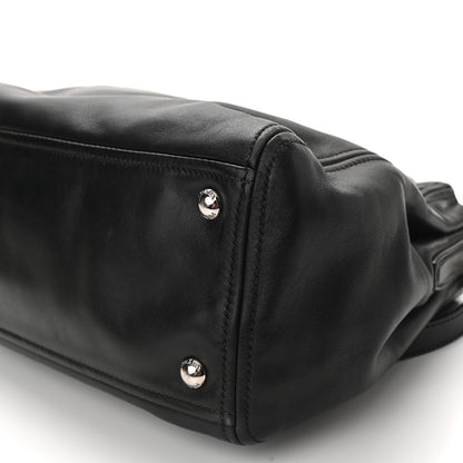 Prada Soft Calfskin Tote Black 9 of 12