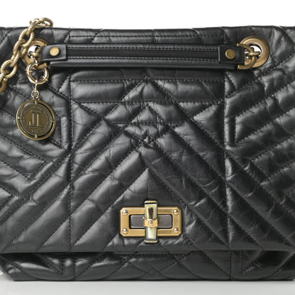 Lanvin Lambskin Quilted Medium Happy Shoulder Bag Black 8 of 11