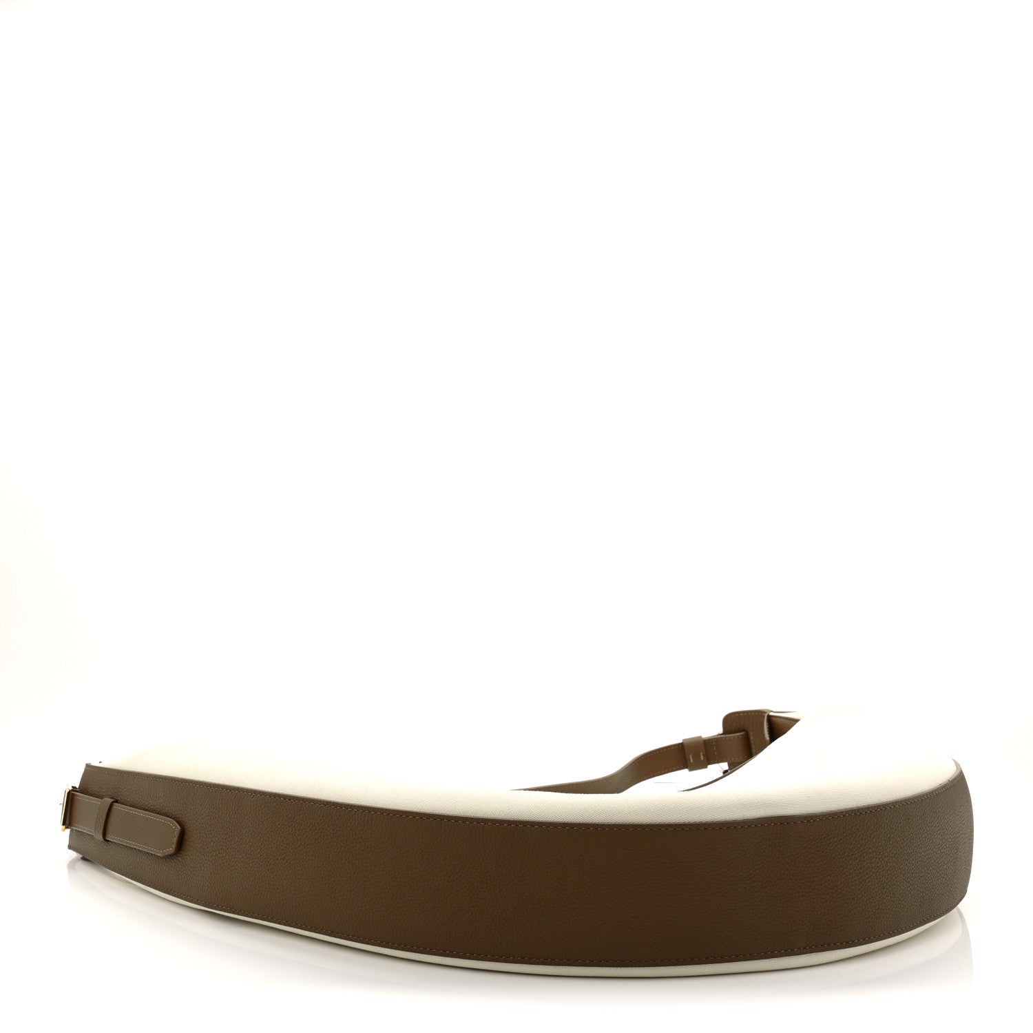 Khaite Canvas Calfskin August Hobo Cream Dark Olive 4 of 9