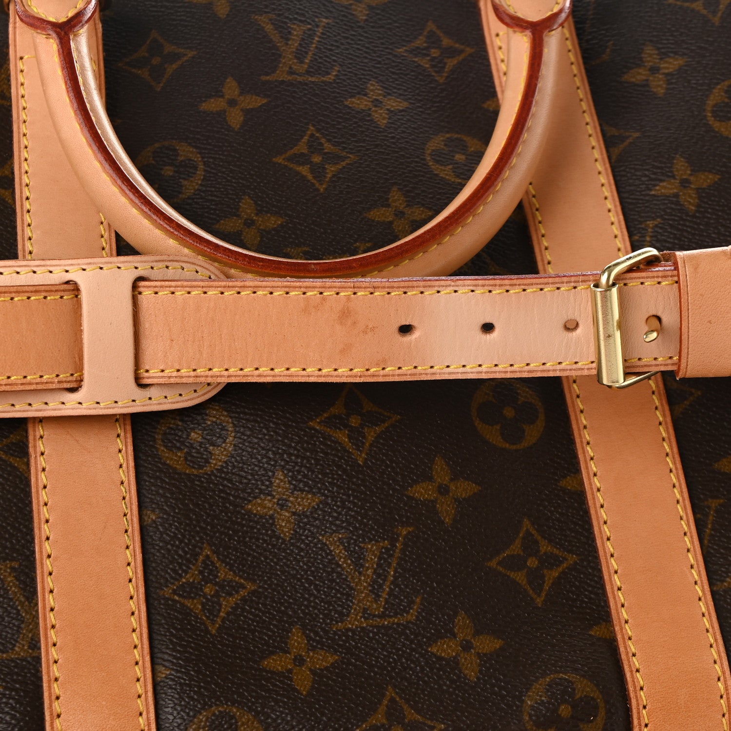 Louis Vuitton Monogram Keepall Bandouliere 55 16 of 18
