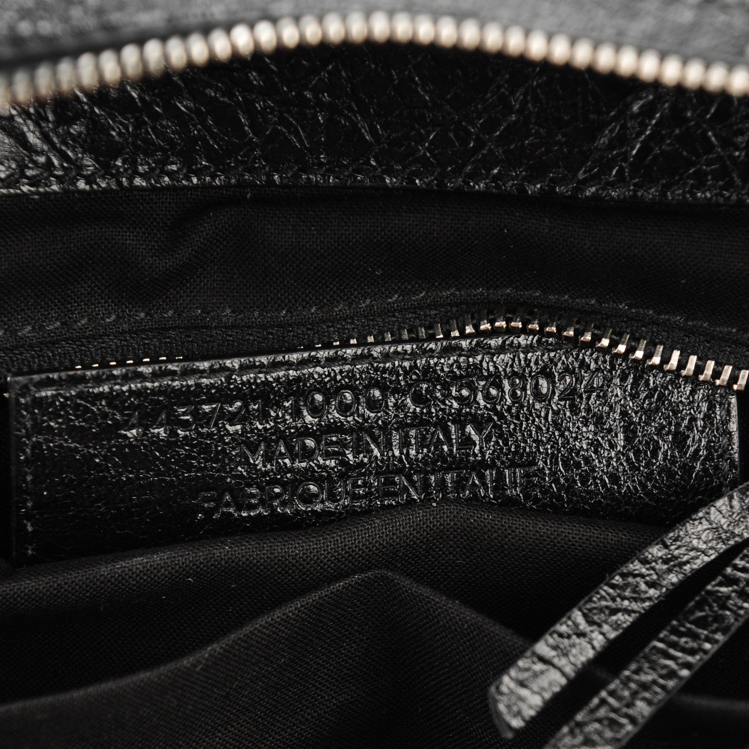 Balenciaga Agneau Giant Silver Hardware Mini Mute City Black