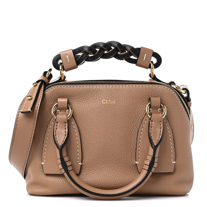 Chloe Calfskin Small Daria Cement Brown 1 of 10