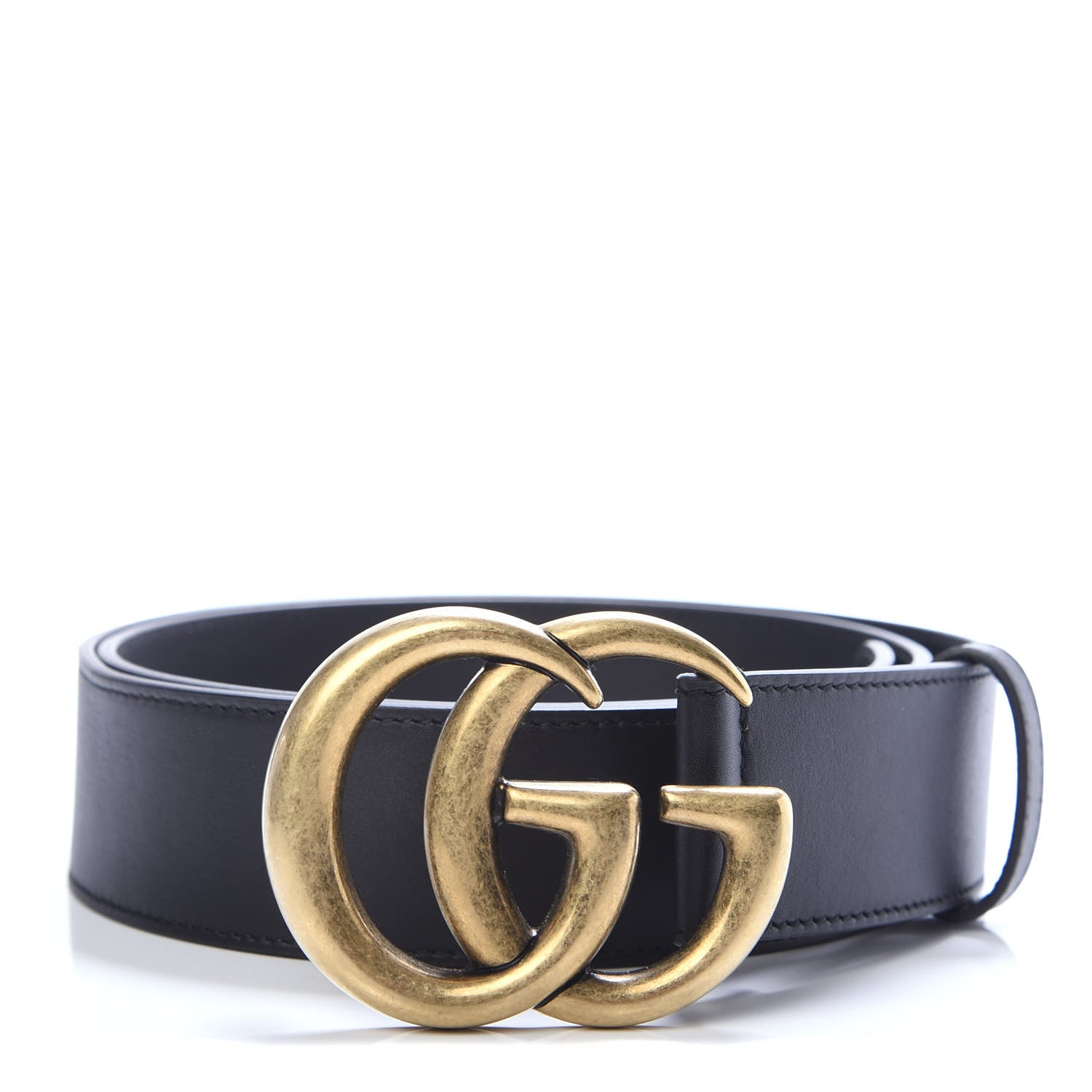 Gucci Calfskin Double G 40mm Belt 90 36 Black 1 of 6