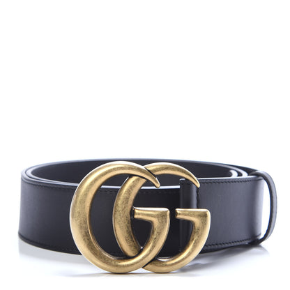 Gucci Calfskin Double G 40mm Belt 90 36 Black 1 of 6