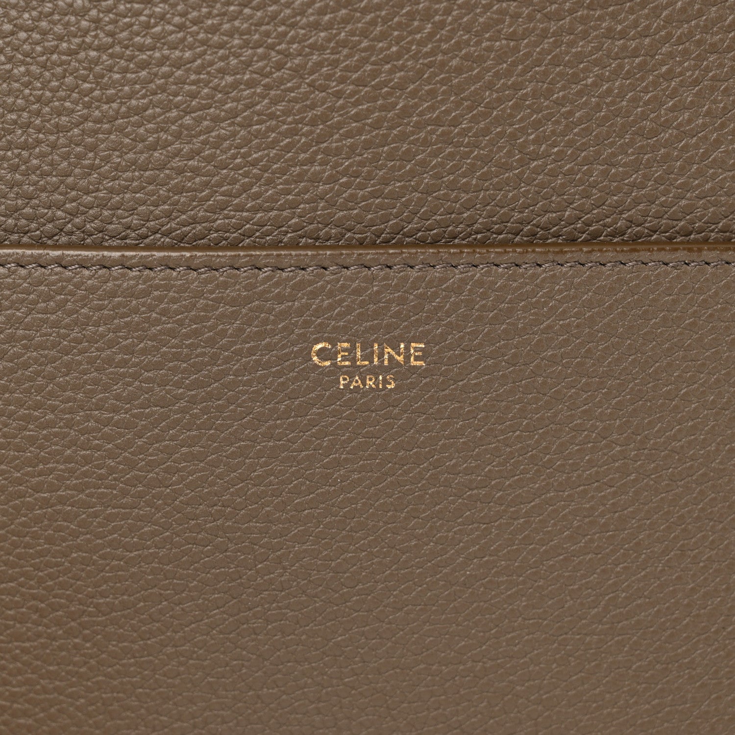 Celine Soft Grained Calfskin Sangle Bucket Bag Taupe 7 of 10