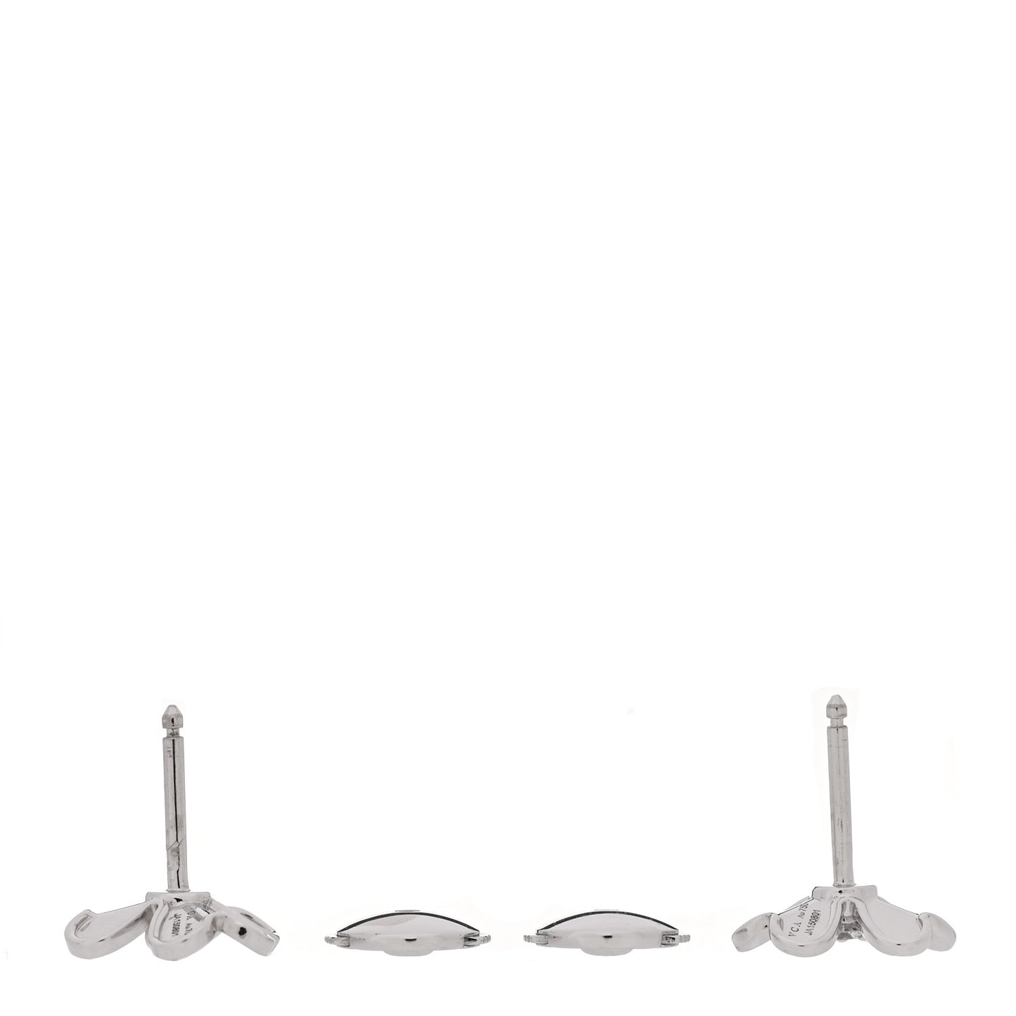 18K White Gold Diamond Mini Frivole Earrings