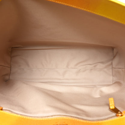 Burberry Calfskin Lizard Embossed Medium London Tote Marigold 5 of 9