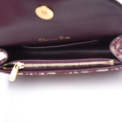Christian Dior Oblique Saddle Belt Bag Bordeaux 5 of 9