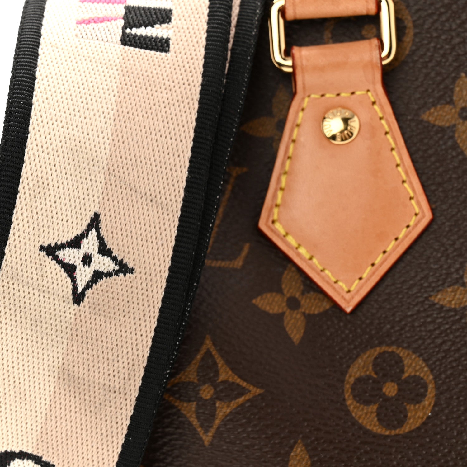 Louis Vuitton Monogram Speedy Bandouliere 20 Black 10 of 11