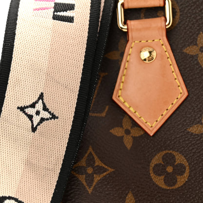 Louis Vuitton Monogram Speedy Bandouliere 20 Black 10 of 11