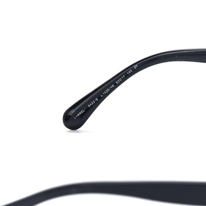 Chanel Acetate Strass Polarized Square Sunglasses 5422-B Black 5 of 7