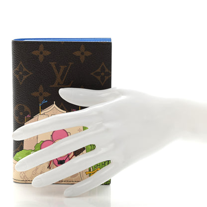 Louis Vuitton Monogram 2021 Christmas Animation China Passport Cover Myosotis Blue 2 of 6