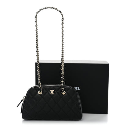 Chanel Caviar Quilted Clutch With Chain Black 11 of 11