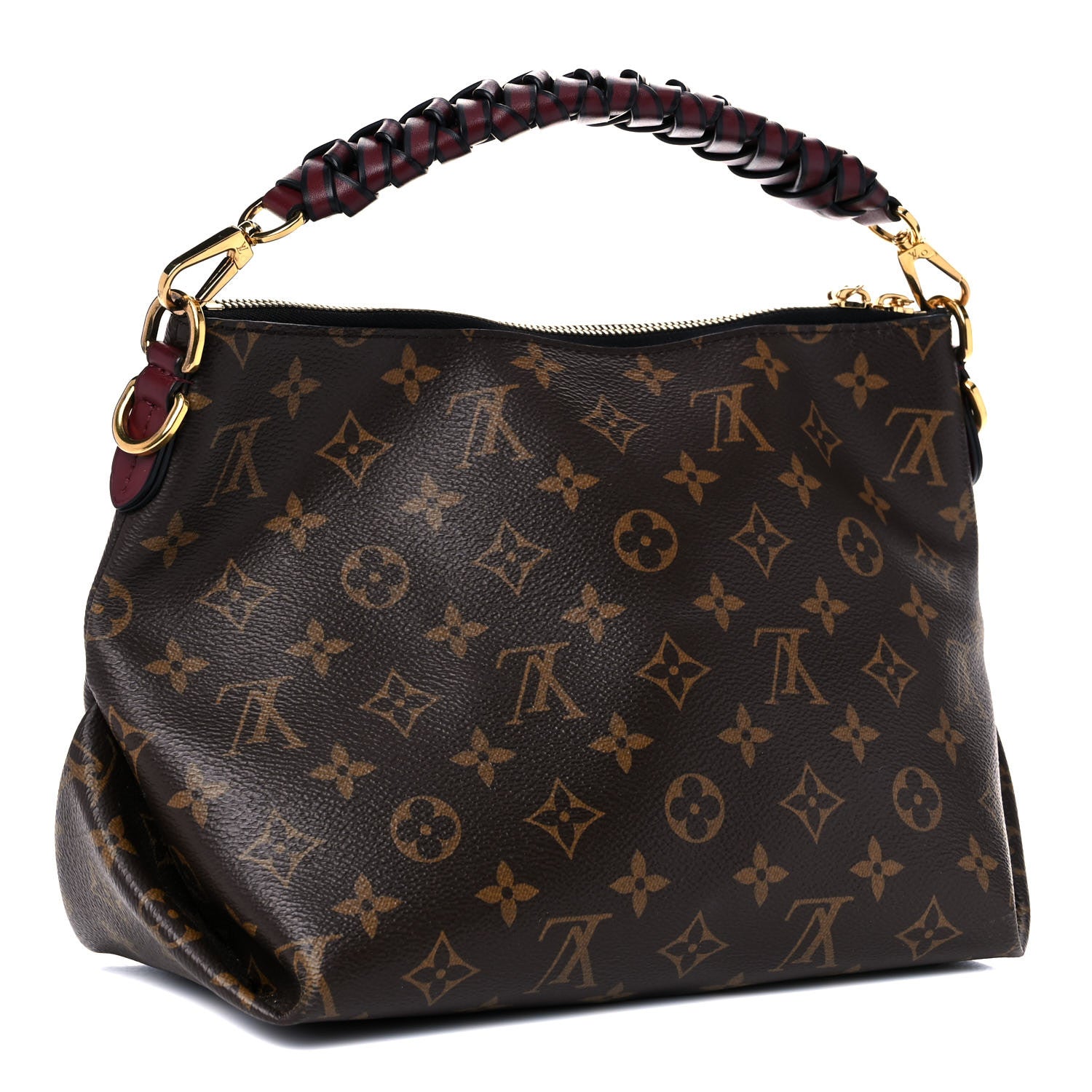 Louis Vuitton Monogram Beaubourg Hobo Mini Bordeaux Red Peach Safran Blue Jean Blue 3 of 15
