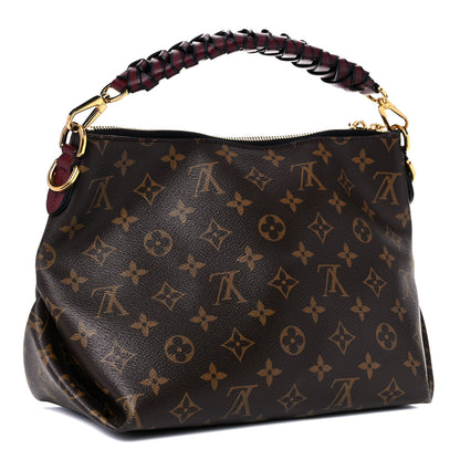 Louis Vuitton Monogram Beaubourg Hobo Mini Bordeaux Red Peach Safran Blue Jean Blue 3 of 15