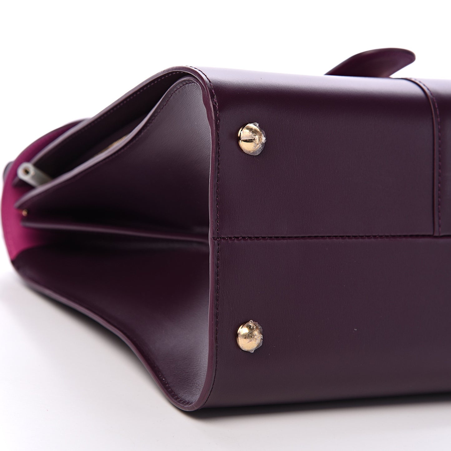 Boxed Calfskin MM Magic Brillant Satchel Prune