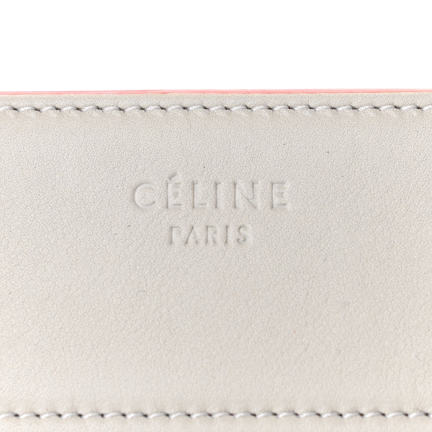 Grained Calfskin Medium Phantom Luggage Cream