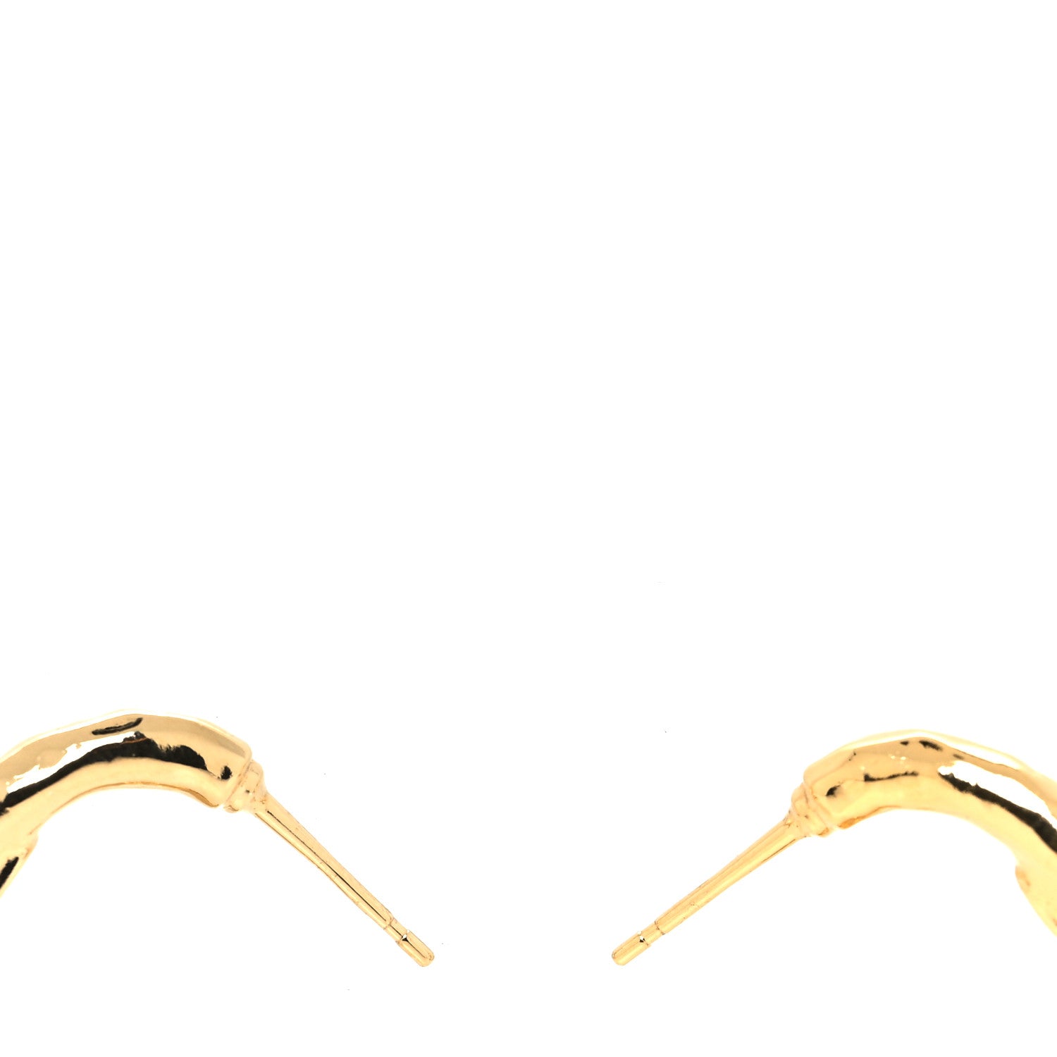 Chanel Crystal Chain CC Climber Earrings Gold 3 of 4
