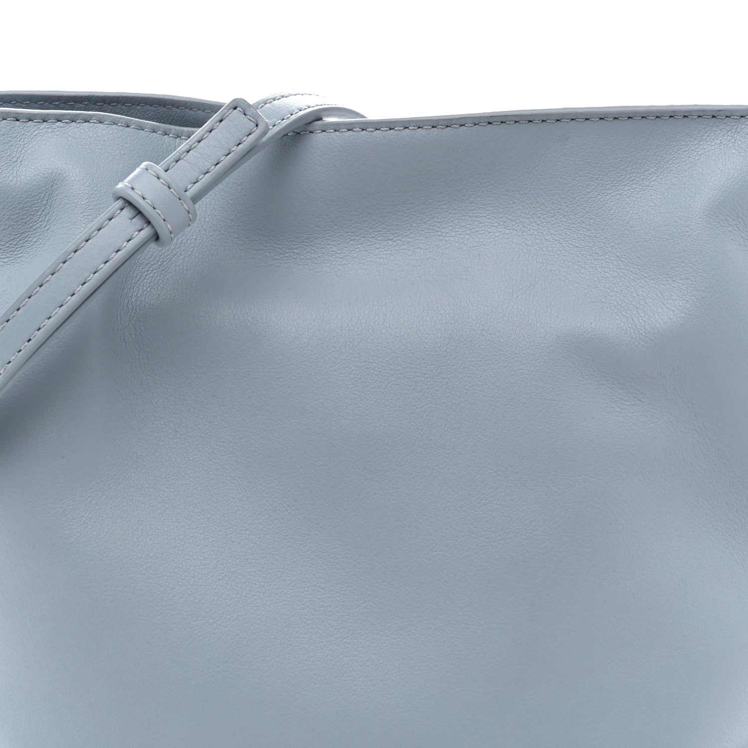 Loewe Calfskin Mini Flamenco Knot Clutch Dusty Blue 8 of 10