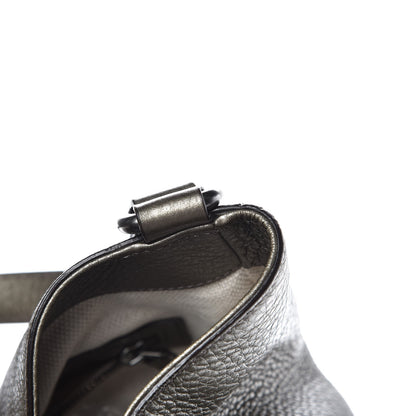 Gucci Metallic Pebbled Calfskin Medium Soho Shoulder Bag Sasso 10 of 15