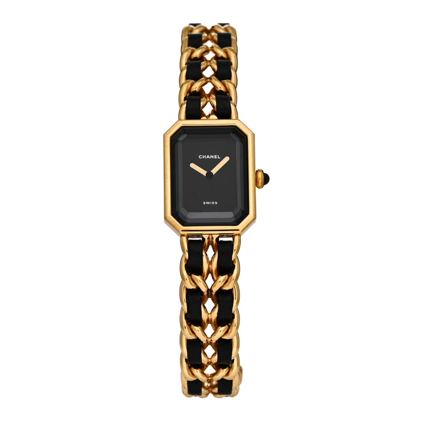Stainless Steel Lambskin 20mm Chain Premiere Quartz Watch Gold M