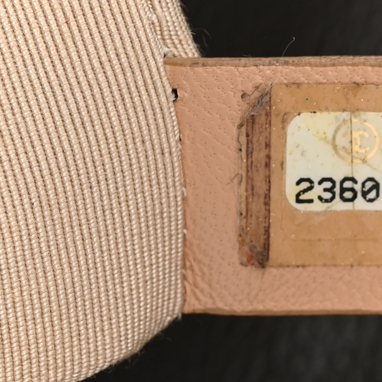 Chanel Grained Calfskin Quilted Medium Label Click Flap Bag Khaki 7 of 10