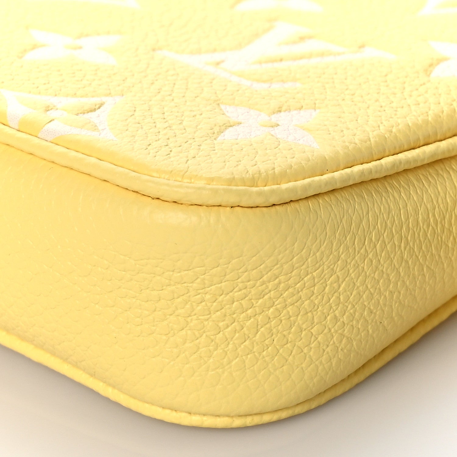 Louis Vuitton Empreinte Monogram Mini Pochette Accessories Lemon Curd Yellow 8 of 9