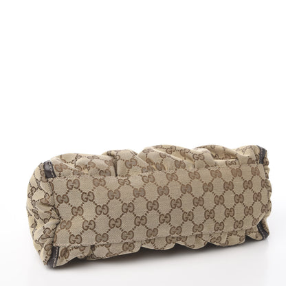Gucci Monogram Medium D Gold Ring Hobo Dark Brown 3 of 8