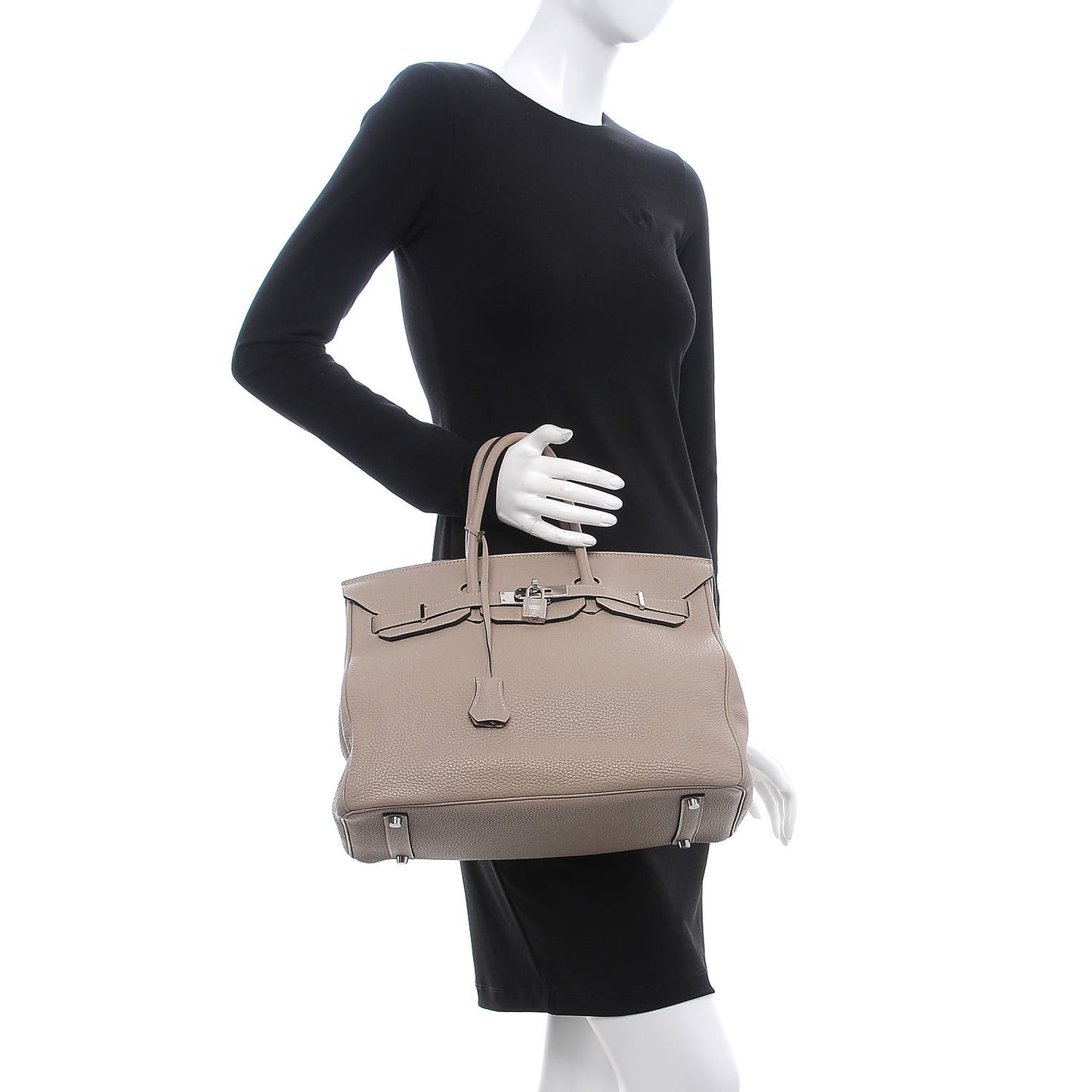 Togo Birkin 35 Gris Tourterelle