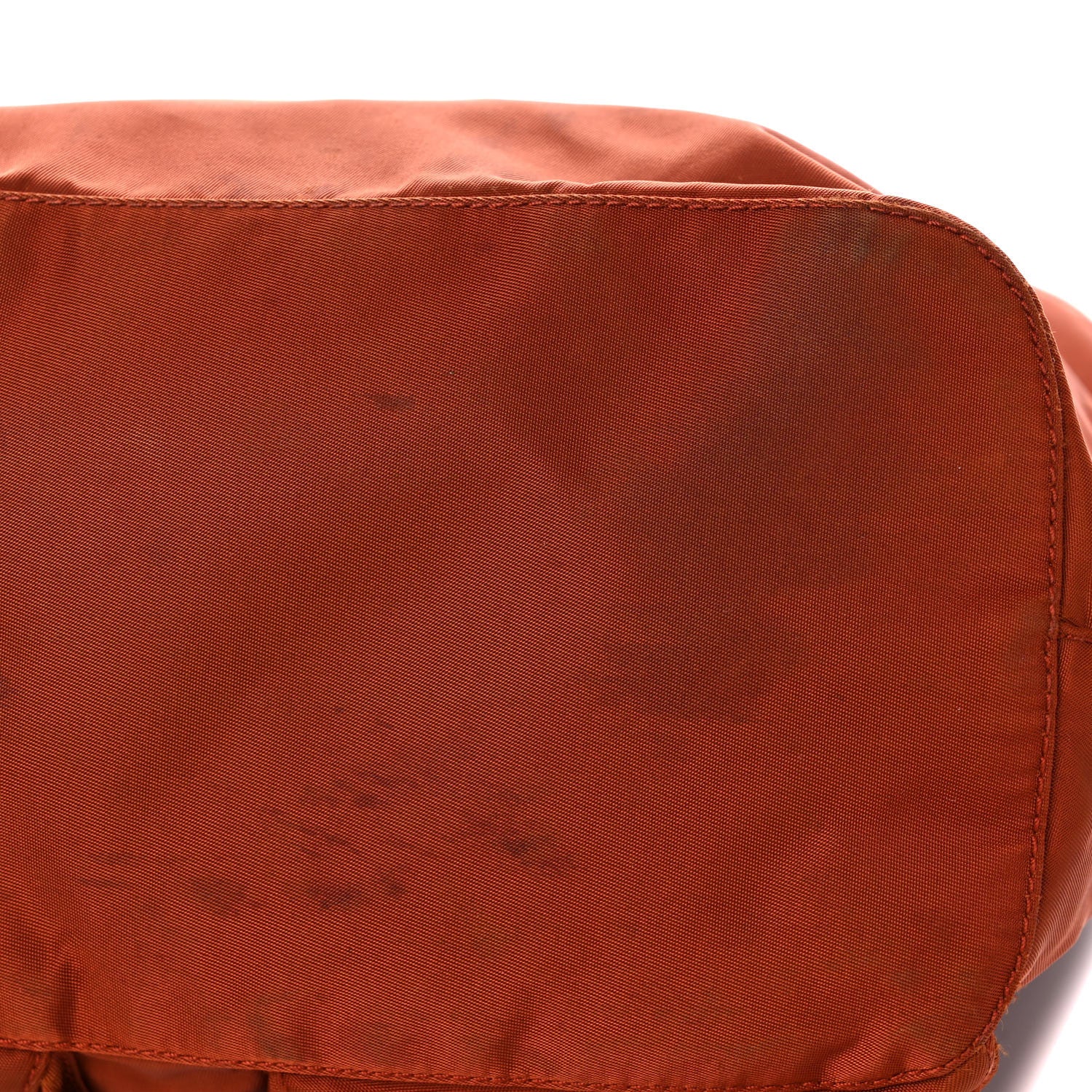 Prada Tessuto Nylon Saffiano Vela Backpack Papaya 6 of 25